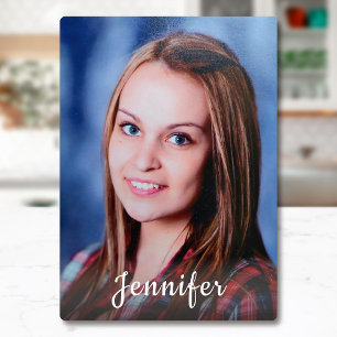 Benutzerdefinierter Name Personalisiertes Foto Fotoplatte
