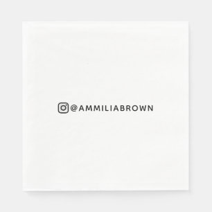 Benutzerdefinierter Name Personalisiertes Party Serviette