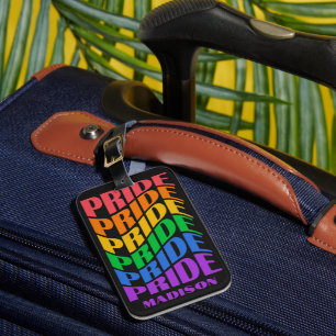 Benutzerdefinierter Name Pride Gepäckanhänger