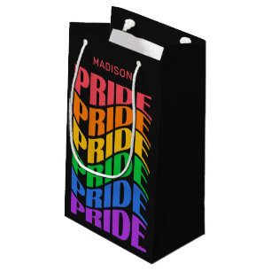 Benutzerdefinierter Name Pride Kleine Geschenktüte