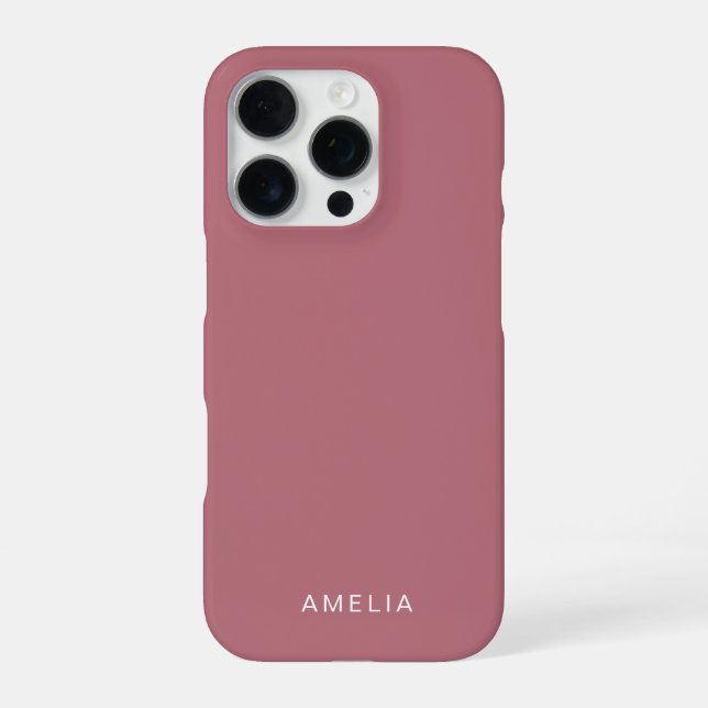Benutzerdefinierter Name Rose Gold iPhone-Hülle  iPhone Hülle (Rückseite)