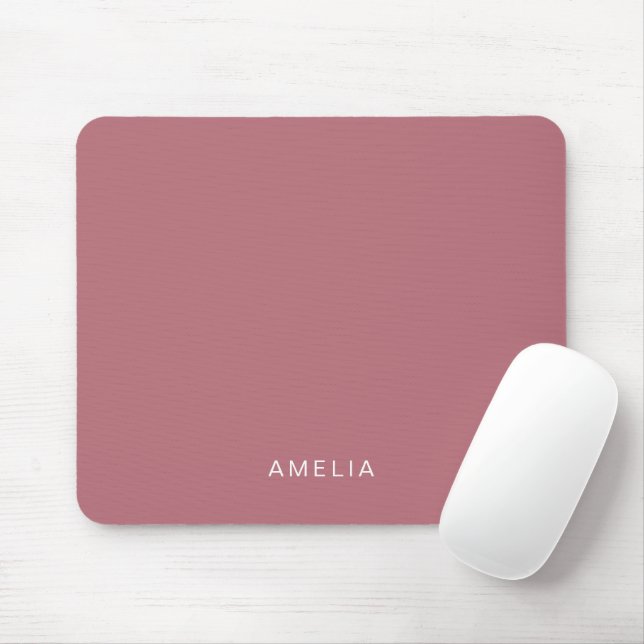 Benutzerdefinierter Name Roségold Mousepad (Mit Mouse)
