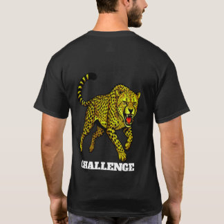 Benutzerdefinierter Name SAMA Fierce Cheetah Rücke T-Shirt