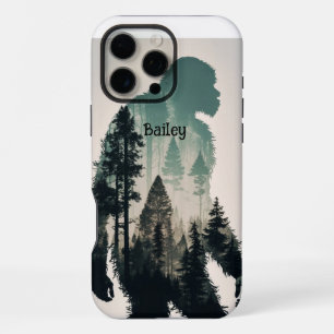 Benutzerdefinierter Name Sasquatch Big Foot Legend iPhone 16 Pro Max Hülle