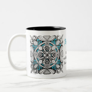 Benutzerdefinierter Name Schlechter Kaffee besser Zweifarbige Tasse