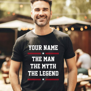 Benutzerdefinierter Name Spaß Cool Der Mann Der My T-Shirt