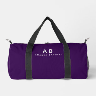 Benutzerdefinierter Name Stylisch Elegant Modern L Duffle Bag
