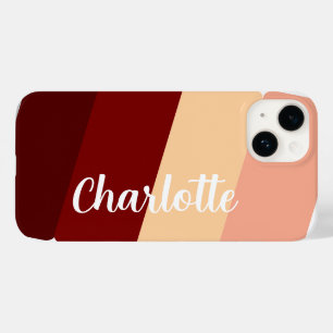 Benutzerdefinierter Name Stylisch Moderne Minimale Case-Mate iPhone 14 Hülle