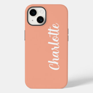 Benutzerdefinierter Name Stylisch Moderne Minimale iPhone 14 Hülle