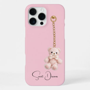 Benutzerdefinierter Name Süßer Teddy iPhone 16 Pro Max Hülle
