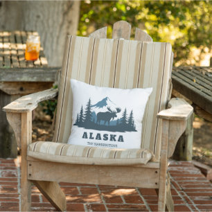 Benutzerdefinierter Name & Text ALASKA Kissen