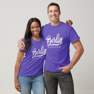 Benutzerdefinierter Name / Text Berlin Deutschland T-Shirt