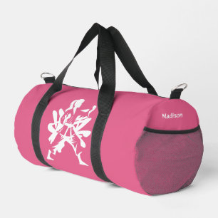 Benutzerdefinierter Name, Text & Farbe Kampfsport Duffle Bag