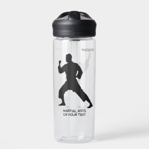 Benutzerdefinierter Name, Text & Farbe Kampfsport Trinkflasche