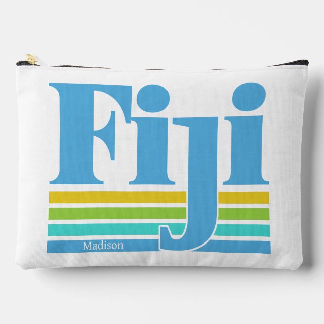 Benutzerdefinierter Name / Text Fiji Zubehörtasche (Vorderseite)