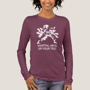 Benutzerdefinierter Name & Text Martial Arts Tri-Blend Shirt