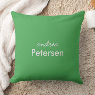 Benutzerdefinierter Name trendig modern minimalist Kissen