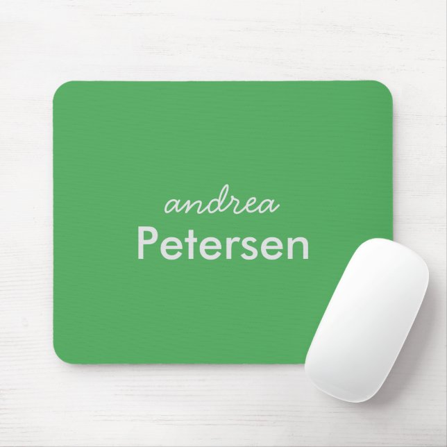 Benutzerdefinierter Name trendig modern minimalist Mousepad (Mit Mouse)