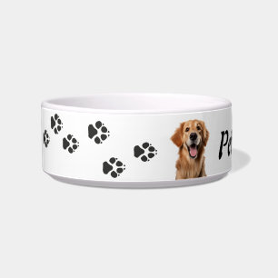 Benutzerdefinierter Name und Foto Golden Retriever Napf