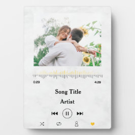 Benutzerdefinierter Name und Foto-Liebe für das Pa Fotoplatte