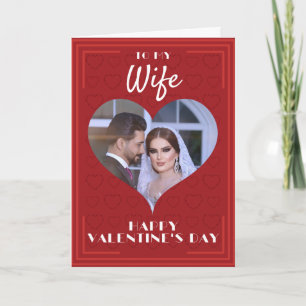 Benutzerdefinierter Name und Foto Valentinstagskar Karte