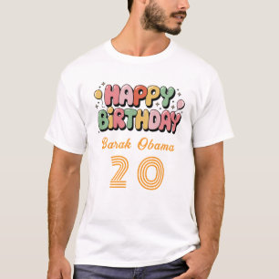 Benutzerdefinierter Name und Nr. Alles Gute zum Ge T-Shirt