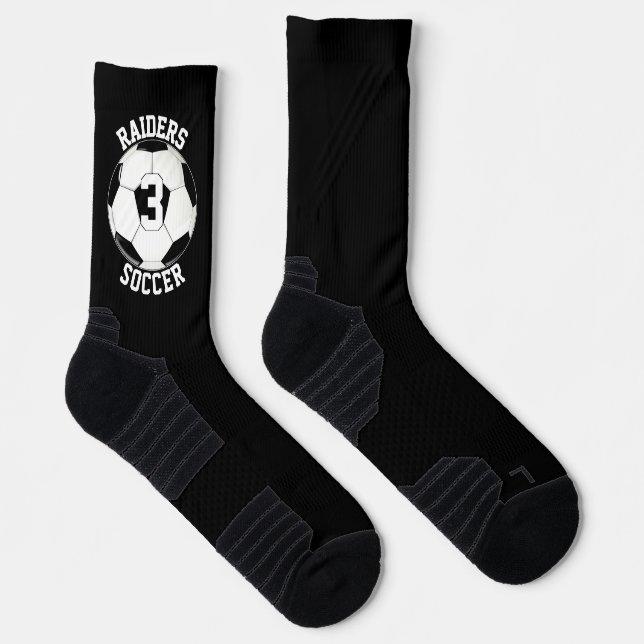 Benutzerdefinierter Name und Nummer des Teams für  Socken (Rechts)