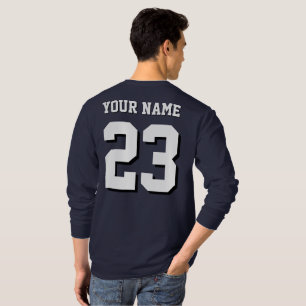 Benutzerdefinierter Name und Nummer Jersey Sport T-Shirt