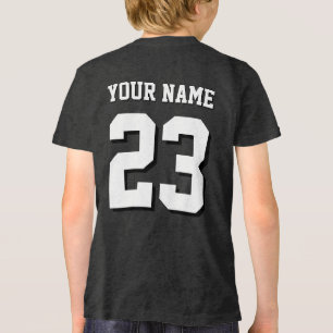 Benutzerdefinierter Name und Nummer Jersey Sport Tri-Blend Shirt