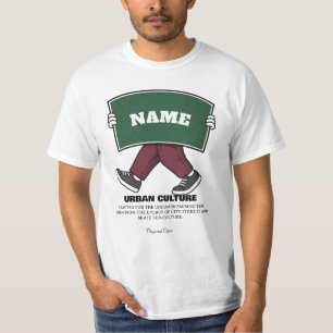Benutzerdefinierter Name Urban Culture Skate Stree T-Shirt