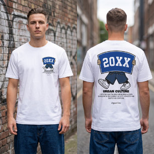 Benutzerdefinierter Name Urban Culture Skate Stree T-Shirt