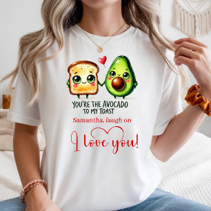 Benutzerdefinierter Name Valentinstag Frauen T-Shi T-Shirt
