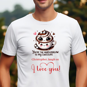 Benutzerdefinierter Name Valentinstag Lustiger Leb T-Shirt