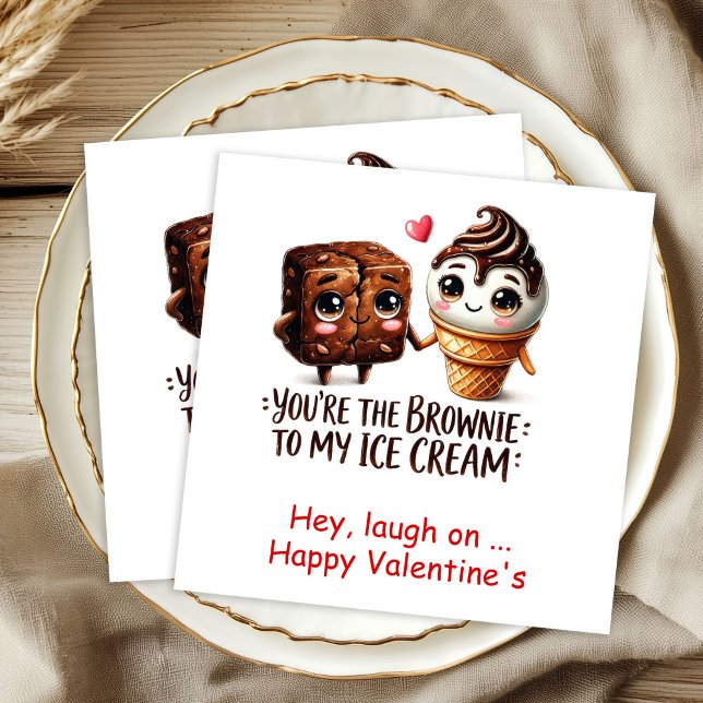 Benutzerdefinierter Name Valentinstag Servietten L (Custom Name Valentine Napkins Funny Food Quotes)