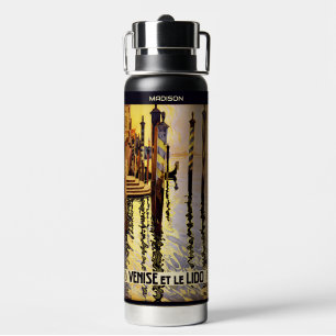 Benutzerdefinierter Name Venedig (Venise) Vintage Trinkflasche