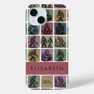Benutzerdefinierter Name Vintage Bigfoot Retro Wal Case-Mate iPhone Hülle