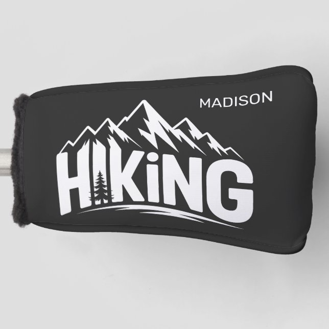 Benutzerdefinierter Name Wandern Golf Headcover (Vorderseite)