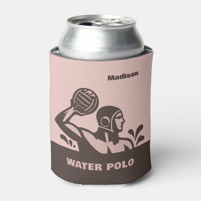 Benutzerdefinierter Name Wasserball Dosenkühler (Kanne Vorderseite)