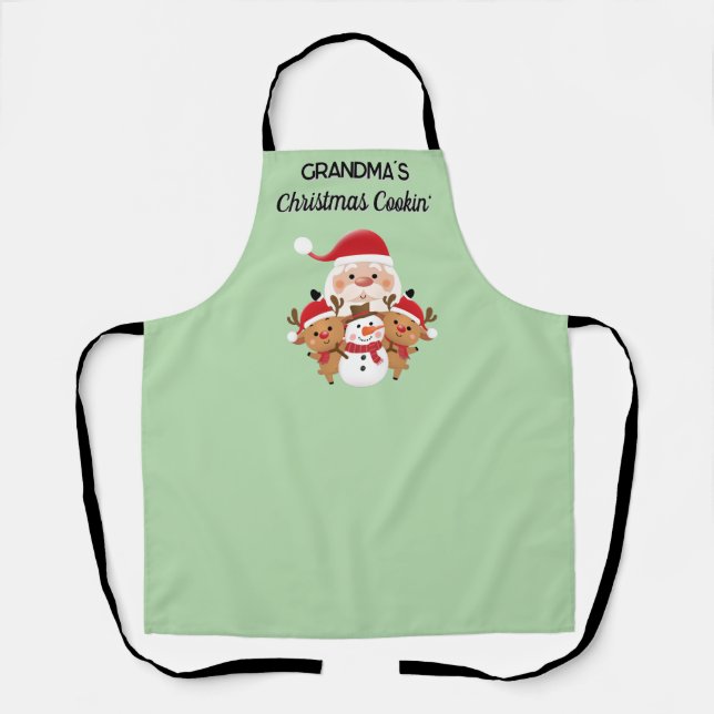 Benutzerdefinierter Name! Weihnachtsgeschenk  Schürze (Vorderseite)