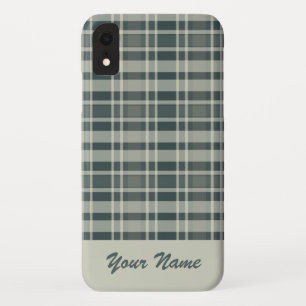 Benutzerdefinierter Name Winterstoff Monochrome Ch Case-Mate iPhone Hülle