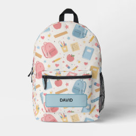 Benutzerdefinierter Name Zurück zur Schule 2027 Ki Bedruckter Rucksack