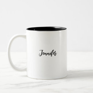 Benutzerdefinierter Name Zweifarbige Tasse