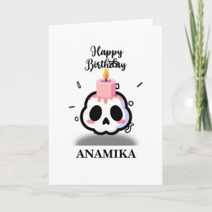 Benutzerdefinierter Namen Geburtstag Karte