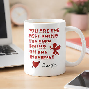 Benutzerdefinierter Namensbecher Lustiges Online Kaffeetasse