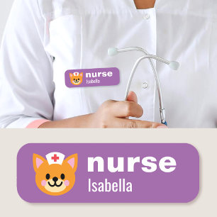 Benutzerdefinierter Namensschild für Krankenschwes