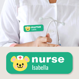 Benutzerdefinierter Namensschild Krankenschwester