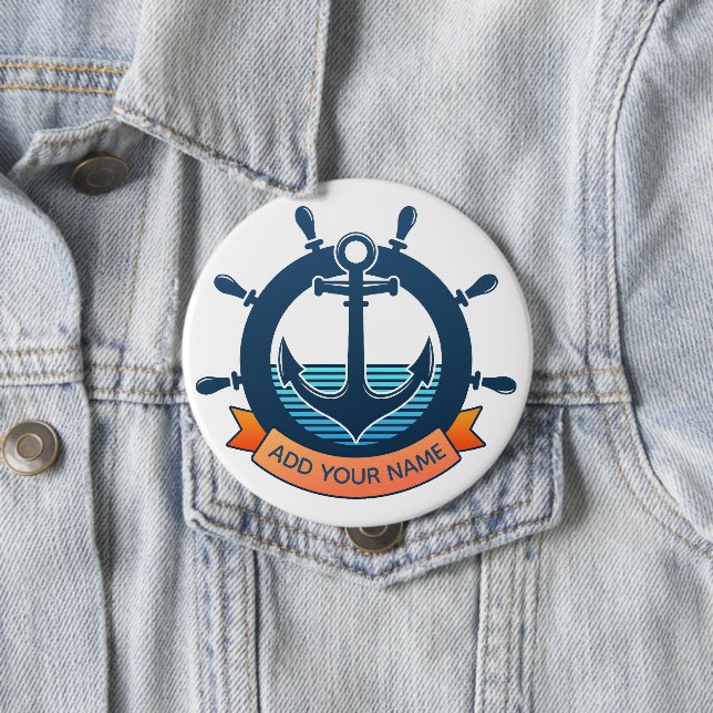 Benutzerdefinierter nautischer Anker und Urlaub fü Button (Beispiel)