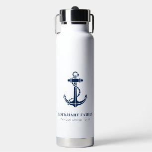 Benutzerdefinierter nautischer Bootsanker Familien Trinkflasche