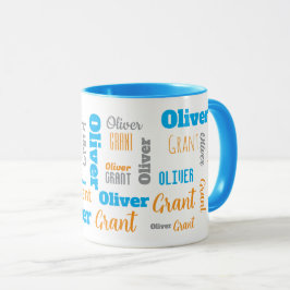 Benutzerdefinierter Oliver Grant Signature Wortwol Tasse