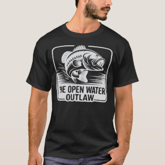 Benutzerdefinierter Open Water Bass Outlaw T-Shirt